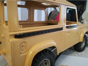 vbc rc4wd china land rover defender 90 sideguards front rear r c vehicles 3d print model - Mito3D