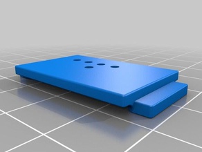 hildagard cam side micro plates left accessories 3d print model - Mito3D
