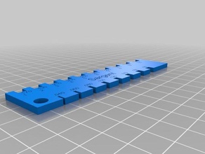 sargent pin calibro utensili a mano misuratore chiave serratura strumento 3d print model - Mito3D