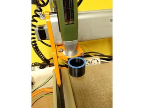 stepcraft extractor de poeira proxxon micromot partes montagem da sucção 3d print model - Mito3D