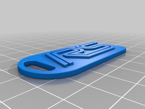 ford rs keyring keychains 3d print model - Mito3D