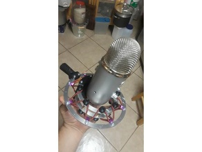 pro mic choc de montage l'audio blue yeti killaklownzfpv le microphone studio 3d print model - Mito3D