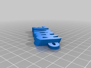 llavero raquel organização personalizado 3d print model - Mito3D