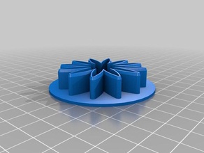 montecristo sugar paste flower cutter 3d print model - Mito3D