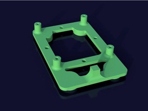 mag-pi magnetic raspberry pi mounting plate electronics fusion 360 mount rasperry 3d print model - Mito3D
