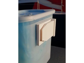 dustbin mount boat 3d print model - Mito3D