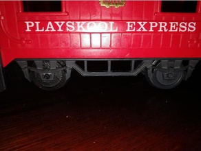 playskool express tren araba tekerleği oyuncak & oyun aksesuarları 1988 1989 1990 1992 vintage tekerlek 3d print model - Mito3D