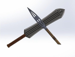 killmonger's weapons props blackpanther black panther killmonger marvel 3d print model - Mito3D