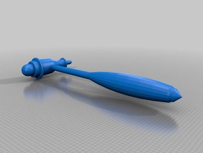der neurologische reflex-hammer 1 76 Haut-oberflächliche Antworten tools 3d print model - Mito3D