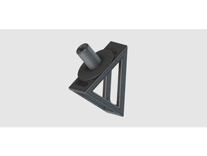 wall mounted spool-Halter 3d Drucker Zubehör filament-Spule filament spool holder spool-mount 3d print model - Mito3D