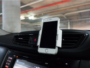 phone mount car vent automotive modular 3d print model - Mito3D