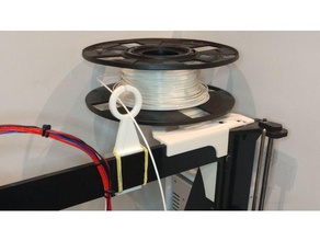 graber i3 horizontal filament spool holder 3d Drucker Zubehör prusa spool-Halter 3d print model - Mito3D