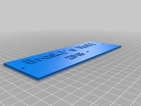 broski plate accessories customized 3d print model - Mito3D
