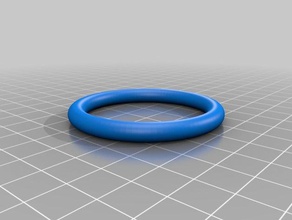 benim parametrik o-ring torus özelleştirilmiş diy 3d print model - Mito3D