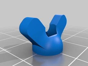 wing nut bolt m3 tools 3d print model - Mito3D