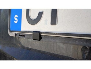license plate clip 3d print model - Mito3D