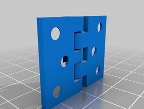bisagra partes personalizado 3d print model - Mito3D