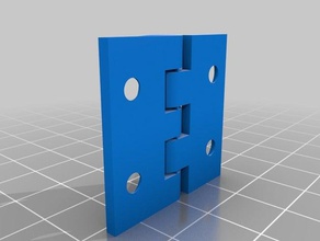 my customized standard hinge parts 3d print model - Mito3D