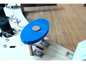 deltaprintr ks piezo-bed leveling 3d-Drucker Teile bed piezo 3d print model - Mito3D