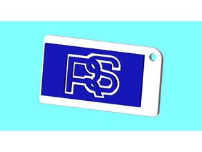 mayores rs logo llavero signos y logotipos 3d print model - Mito3D
