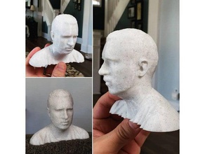 thatjoshguy's head people 3dscan kinect sculptris skanect zbrush 3d print model - Mito3D