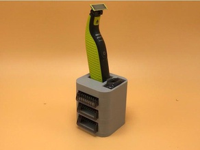 philips oneblade stand de stockage la salle bains support recharge rasoir titulaire 3d print model - Mito3D