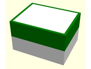 punto de grupo c2v - doble extrusor matemáticas la cristalografía extrusión openscad puntos 3d print model - Mito3D