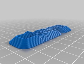 clara pirâmide de texto esculturas personalizado 3d print model - Mito3D