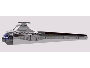 classe venator star destroyer i veicoli cruiser la repubblica galattica spazio astronave di wars 3d print model - Mito3D