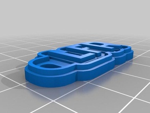 lfr keychain v5 keychains logo 3d print model - Mito3D