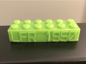 les stocks de proximité 1950 2x6 en blocs lego jouets construction brique compatible logo 3d print model - Mito3D