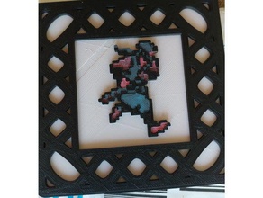8-bit ninja gaiden coaster video giochi 3d print model - Mito3D