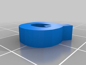 letra q La impresión en 3d 3d print model - Mito3D