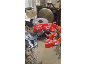 tambourin de serrage basque la musique le pince 3d print model - Mito3D