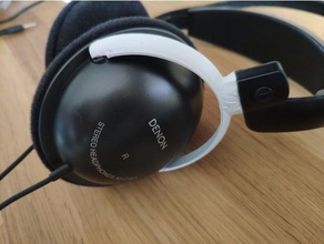 denon headphones ah-d301 - replacement hinge phone holding part music 3d print model - Mito3D