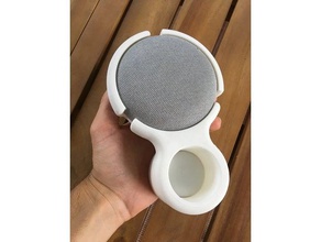 google eve mini bağlayın ses kordon sarma ev hoparlör hoparlörler duvara monte 3d print model - Mito3D