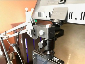 camera arm mount ikea tertial equivalent 3d printing adapter multiangle 3d print model - Mito3D