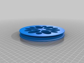 meine angepasste Riemenscheibe Löcher Teile kundengebundene 3d print model - Mito3D