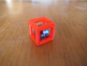 20mm cage marble trap math art customized 3d print model - Mito3D