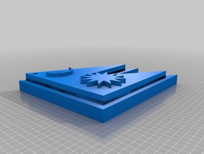 nepal flag keychain 3d printing 3d print model - Mito3D