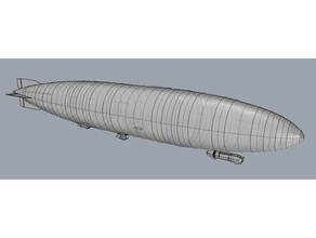 zeppelin lz32 veículos asas de glória guerra a primeira mundial 3d print model - Mito3D