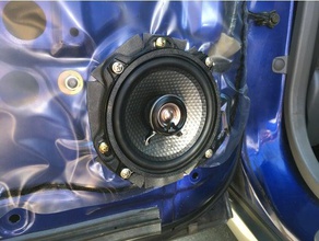 subaru forester adaptateurs haut-parleur sg 2002 - 8 de l'automobile impreza outboack adaptateur haut-parleurs l'anneau 3d print model - Mito3D