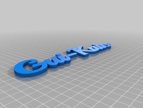 gui-kaio keychains customized 3d print model - Mito3D
