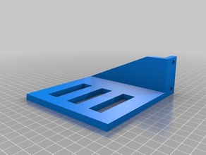 1u quarter-rack shelf computer 3d print model - Mito3D