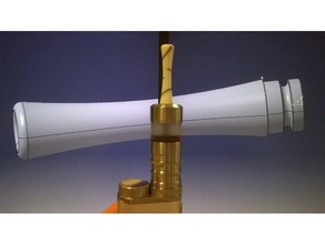 my standard 510 drip tip 40mm long hobby atomizer ecig e-cig vaping steam vape 3d print model - Mito3D
