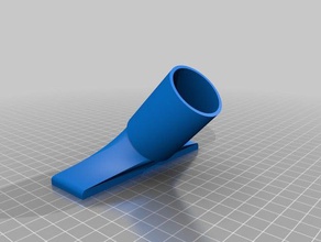 45 gradi shop vac adattatore strumenti negozio vuoto aspirapolvere il tubo di aspirazione 3d print model - Mito3D