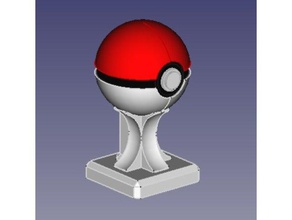 pokeball trofeo giochi pokemon 3d print model - Mito3D