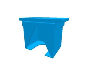 undercounter eyeglass wipe holder organization box cleaning storage support 3d print model - Mito3D