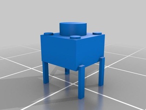 arduino pulsante 6x6 mm parti 3d print model - Mito3D