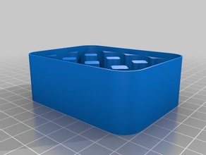 12x 18650 top Container kundengebundene 3d print model - Mito3D